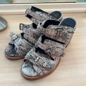 Freebird heeled mule